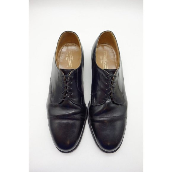 Johnston Murphy Opti-Flex Black Leather Cap Toe Lace Up Oxfords Shoes Men\'s 13 D main image 9